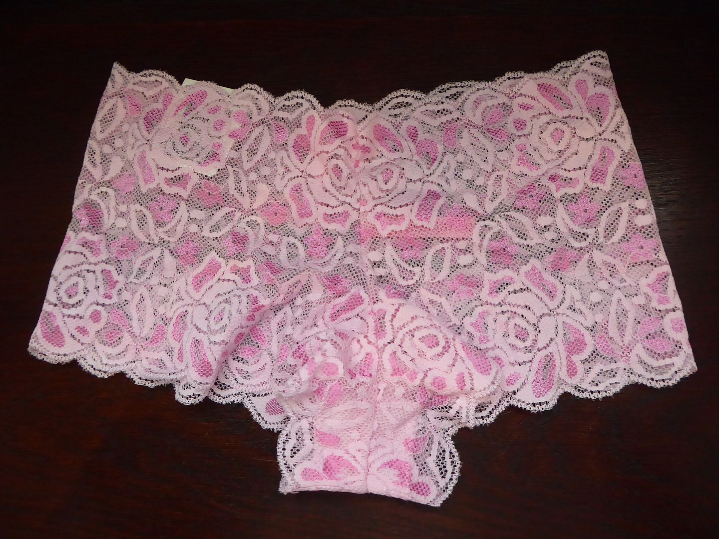 NWT JENNI STRETCH LACE CHEEKY HIPSTER PANTIES DELICATE PINK LITE PINK